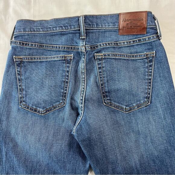 Abercrombie & Fitch Men's 28 x 28 Medium Wash Athletic Skinny Stretch Jeans - Picture 6 of 6